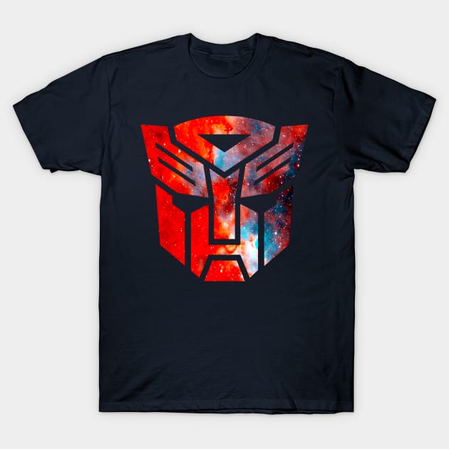 Transformers Galaxy Silhouette Logo T-Shirt by Nova5